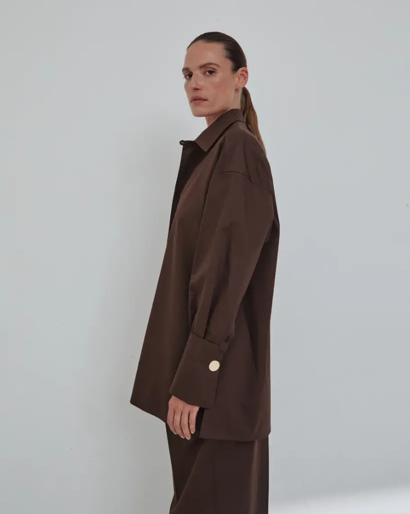 Jodie- Popeline Tunic Style Shirt