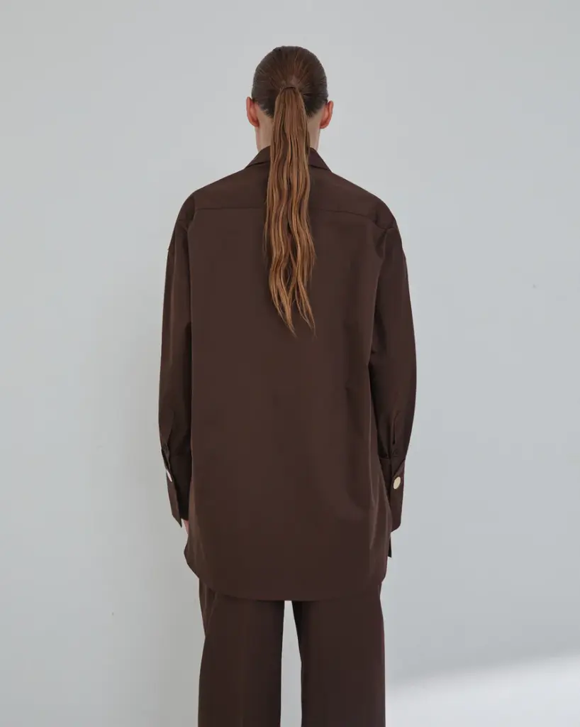 Jodie- Popeline Tunic Style Shirt