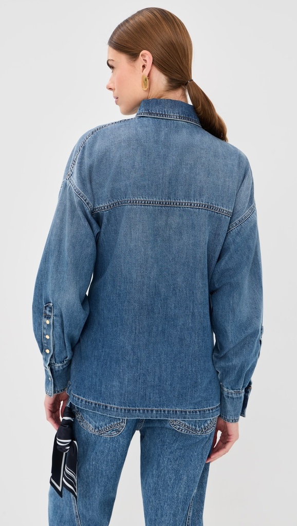 Paola- Tencel Denim Wrapped Shirt 