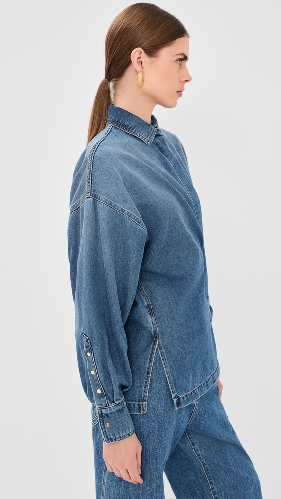 Paola- Tencel Denim Wrapped Shirt 