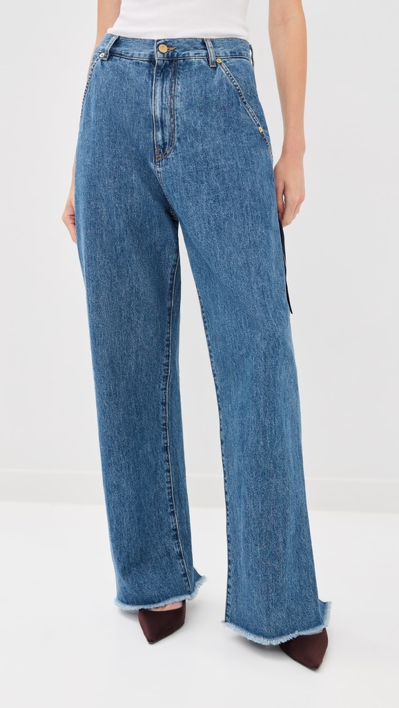 Sienna- Loose Side Split Denim