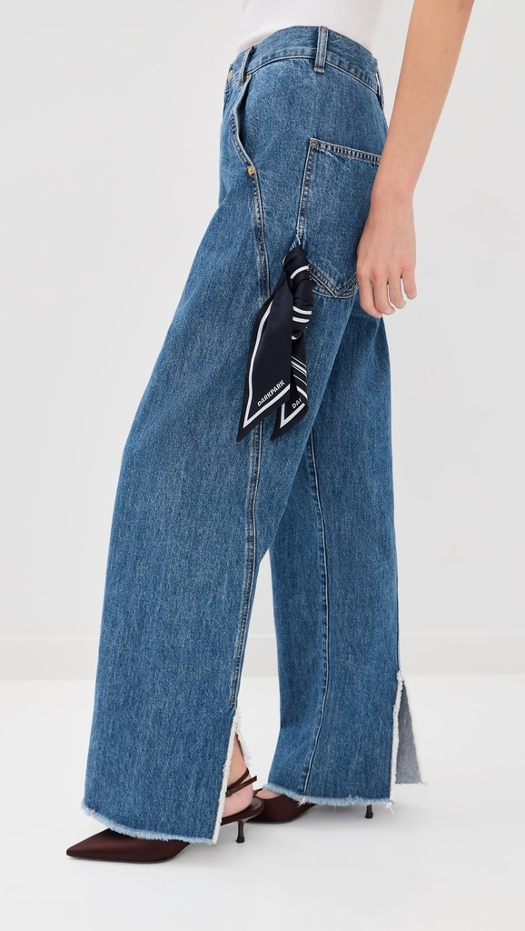 Sienna- Loose Side Split Denim