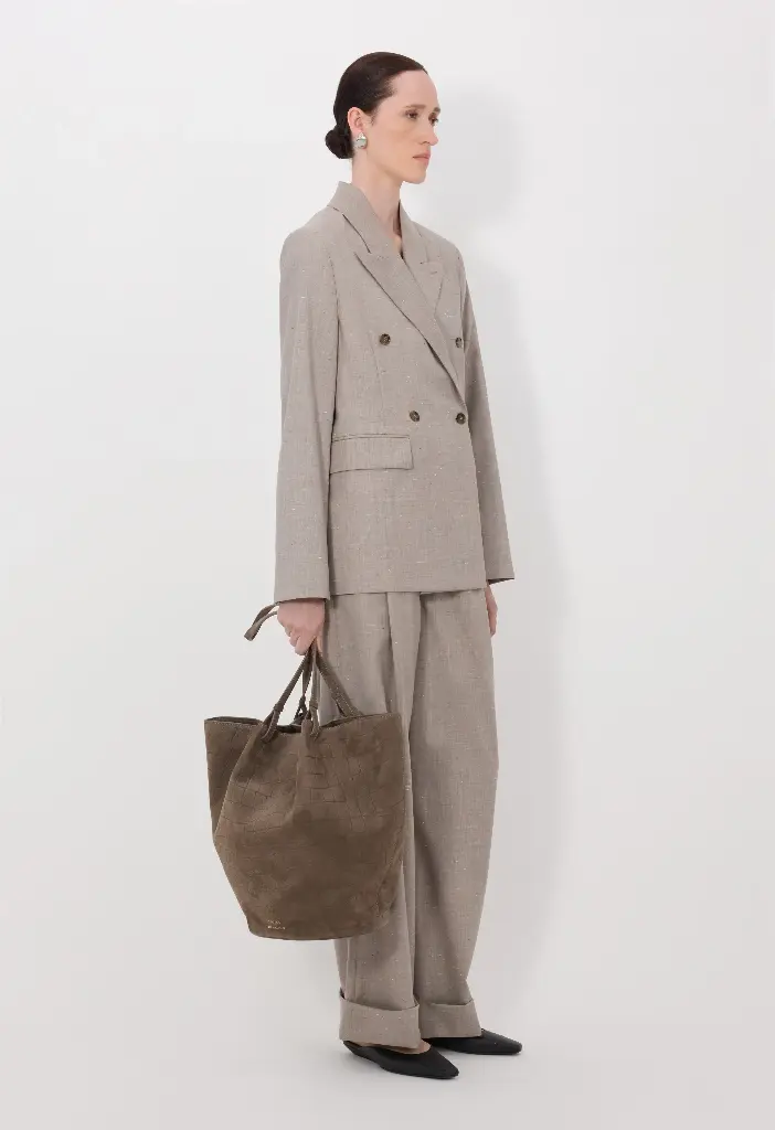 NORMA Wool And Silk Double Breasted Jacket