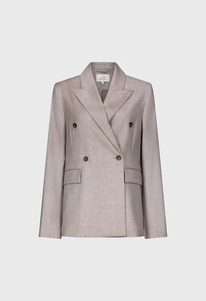 NORMA Wool And Silk Double Breasted Jacket