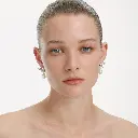 Crystal Bow Pearl Droplet Earrings