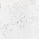 White Cotton Embroidered Dress