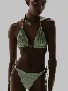 Kaia Bikini Bottom In Jade Andino