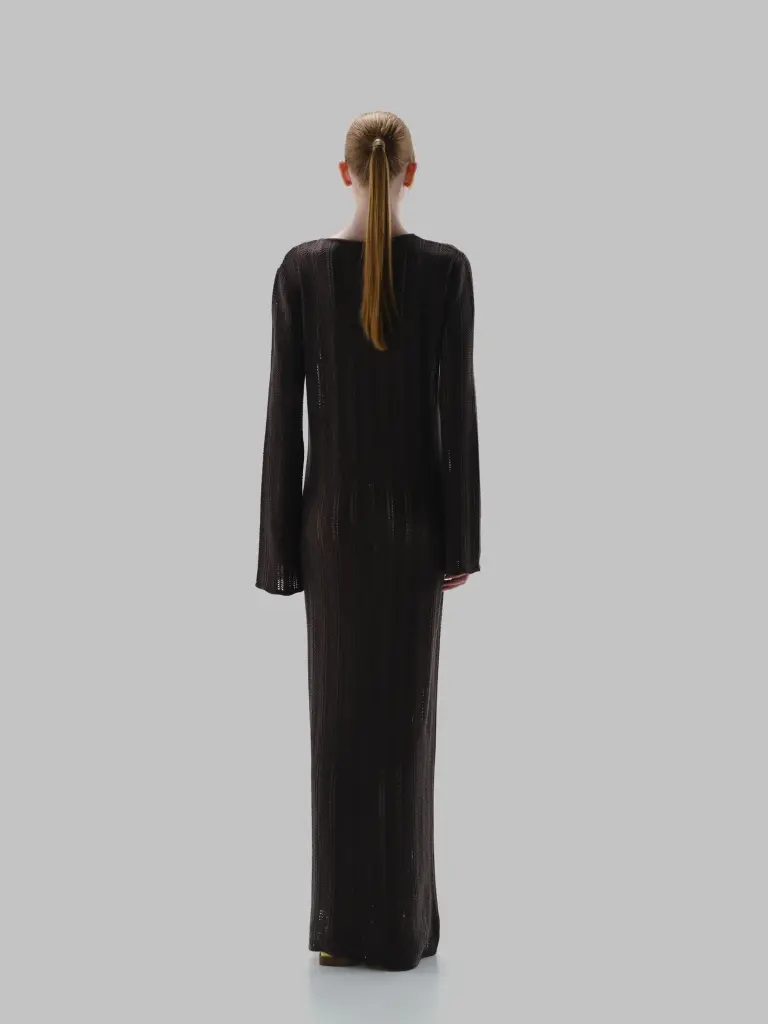 Mamu Maxi Dress In Cacao Andiamo