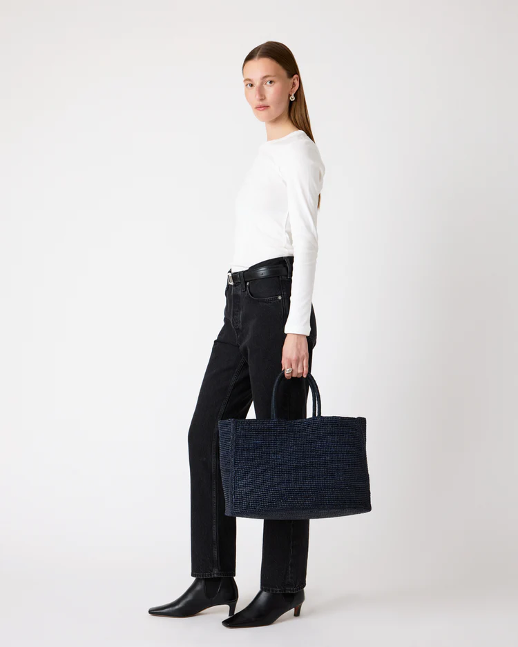 The Charlotte Raffia Bag Large
