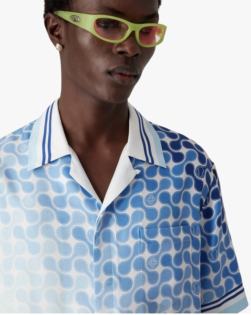 Tennis Tile Silk Shirt 