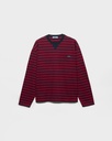 Long Sleeved Striped Jersey T-Shirt