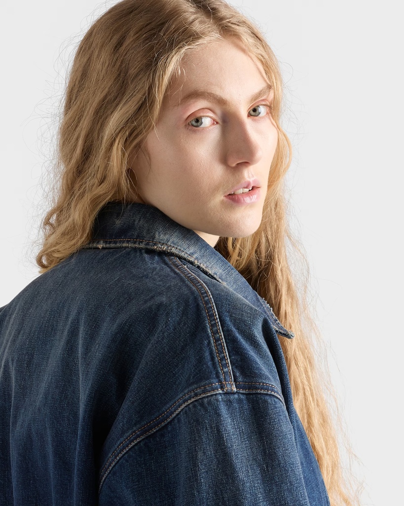 Washed Denim Blouson
