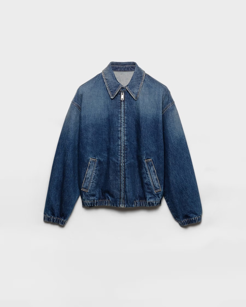 Washed Denim Blouson