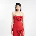 Cady Evening Dress with Bows