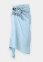 Asymmetrical Smocked Skirt