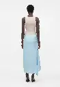 Asymmetrical Smocked Skirt