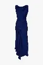 Posy Midi Dress In Bright Indigo