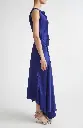Posy Midi Dress In Bright Indigo
