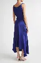 Posy Midi Dress In Bright Indigo