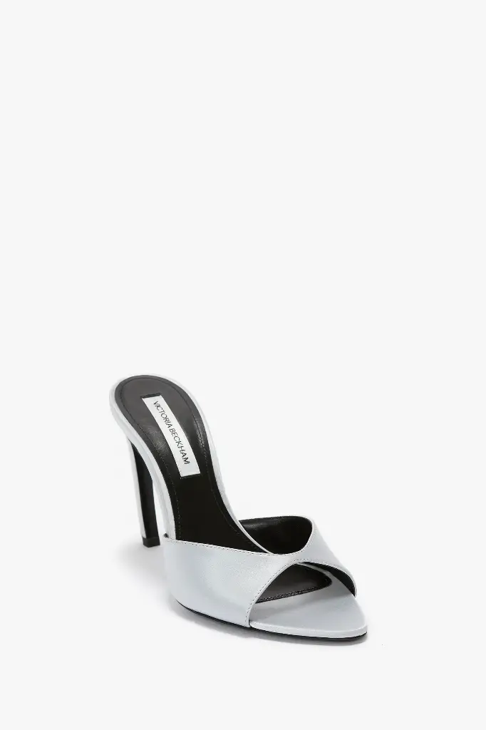 Harlow Open Toe Mule 100 In Magnesium