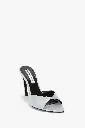 Harlow Open Toe Mule 100 In Magnesium