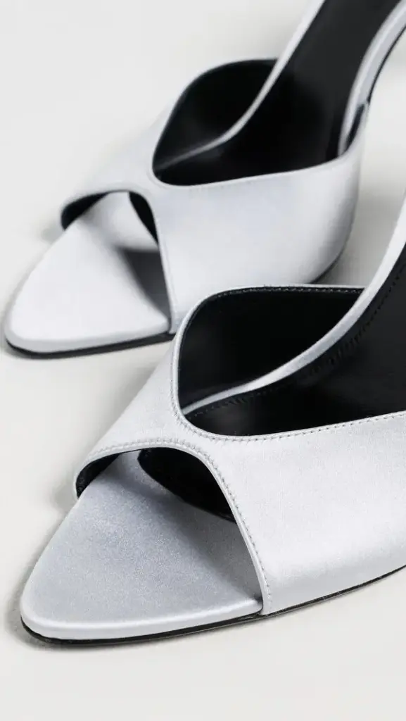 Harlow Open Toe Mule 100 In Magnesium