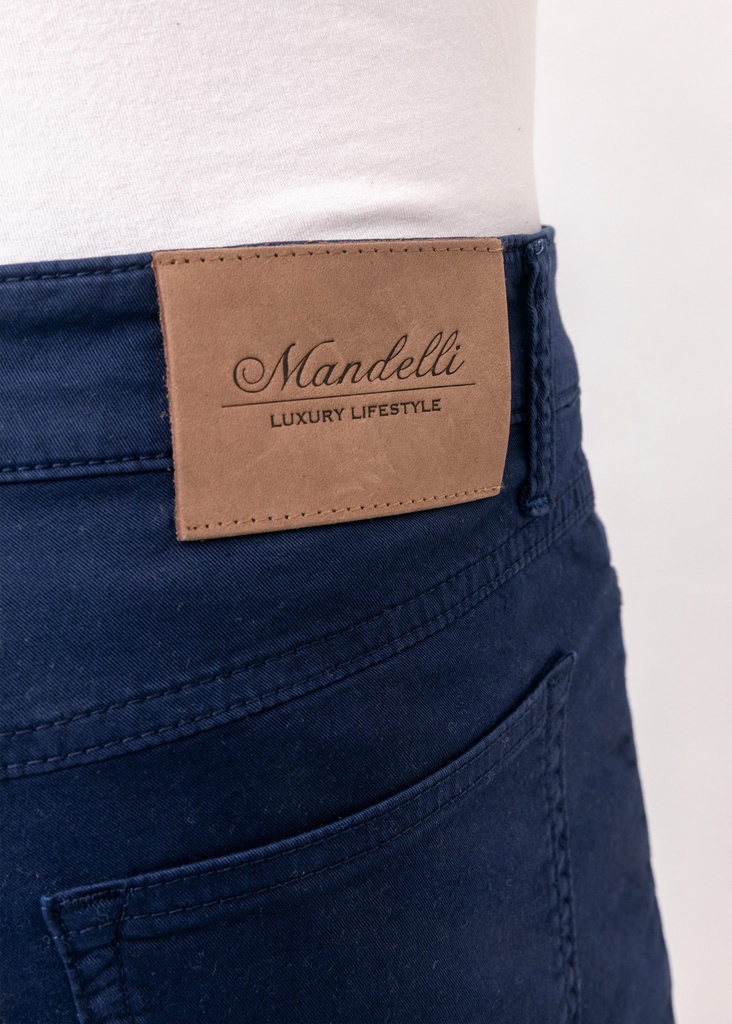 5-Pocket Stretch Cotton Trousers 
