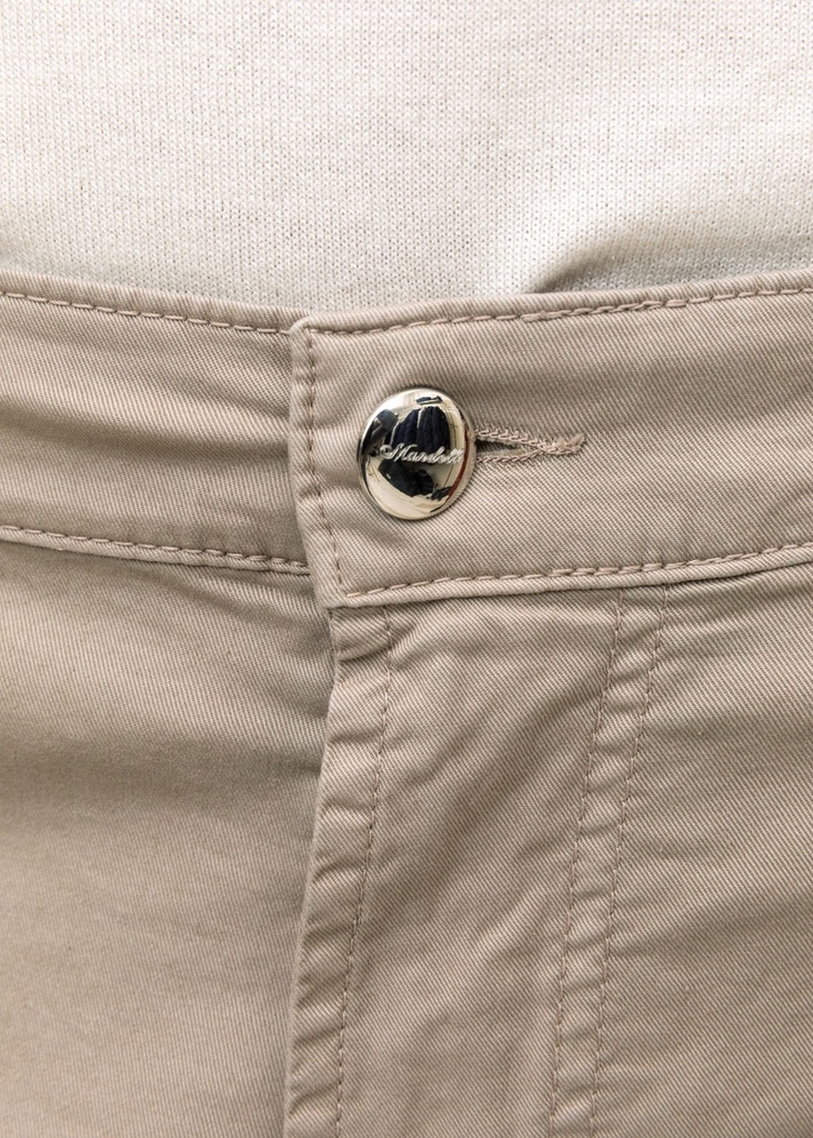 5-Pocket Stretch otton Trousers Beige