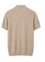 Man Knitted Polo Full Zip