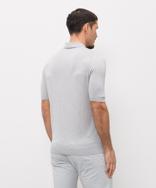 Man Knitted Polo Half Sleeve