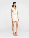 Guayabera Cream Top