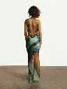 Magdalena Silk Long Dress