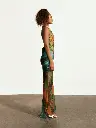 Magdalena Silk Long Dress