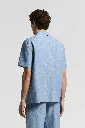Camp shirt in linen canvas