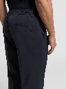 Cotton blend poplin joggers