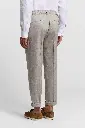 Linen and wool jogger trousers