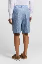 Linen canvas jogger Bermuda shorts