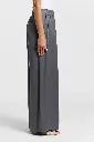 Diagonal Viscose Cupro Trousers