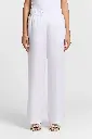 Palazzo Trousers In Pure Linen