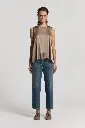 Stretch Silk Satin Top