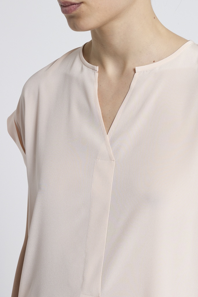 Silk Crepe De Chine T-Shirt
