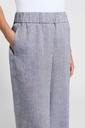 Trousers In Lightweight Pure Linen Canvas