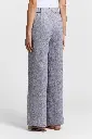 Trousers In Lightweight Pure Linen Canvas