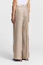 Palazzo Trousers In Viscose Linen