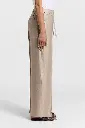 Palazzo Trousers In Viscose Linen