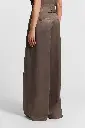 Viscose And Linen Twill Trousers