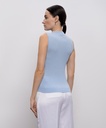 Modal and lurex blend top