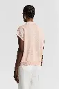 Linen and cotton polo shirt