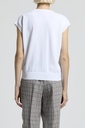 Knitted Sweater Pure Cotton Crepe Yarn With Highlight Detail Natural White
