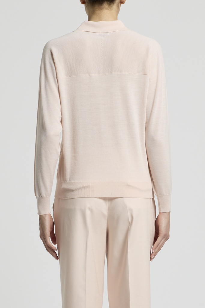 Tricot Sweater Extra-Fine Wool Combed Yarn